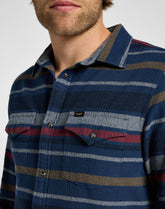 Męska Koszula Lee Clean Western Shirt Mood Indigo 112355750 L66R014445